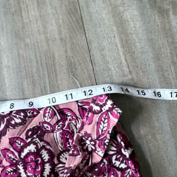 NWOT Faherty Pacifica Linen Wrap Skirt in Rose Desert Bloom Midi Length Floral - Picture 4 of 6